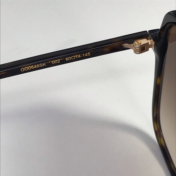 New Authentic GUCCI Brown Havana Butterfly GG0546SK - 002 - Picture 12 of 14